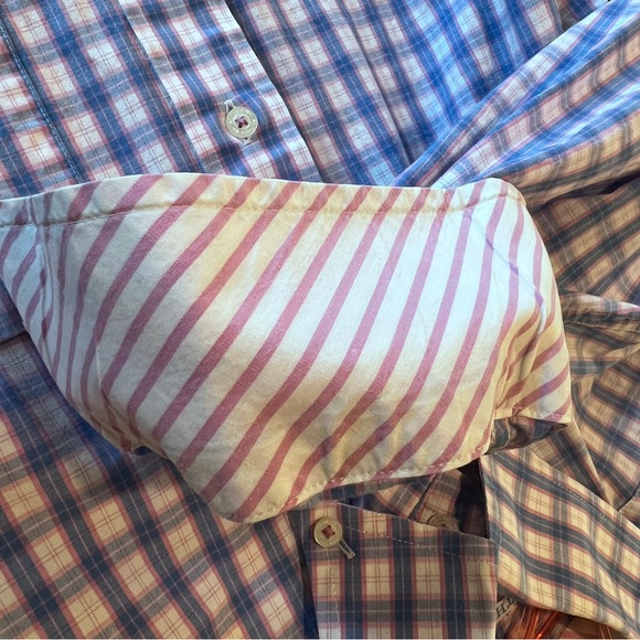 𝐒𝐨𝐮𝐭𝐡𝐞𝐫𝐧 𝐓𝐢𝐝𝐞 Men’s Button Down Cotton Shirt size Medium - Picture 9 of 12